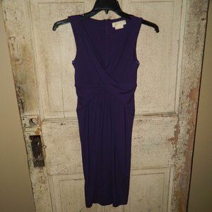 Michael Kors V-Neck Drapes Sleeveless Dress Size 4 (BB-1)